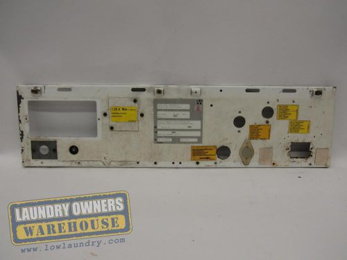 Used-432-000210-Top Rear Panel (White) W125 Washer - Wascomat