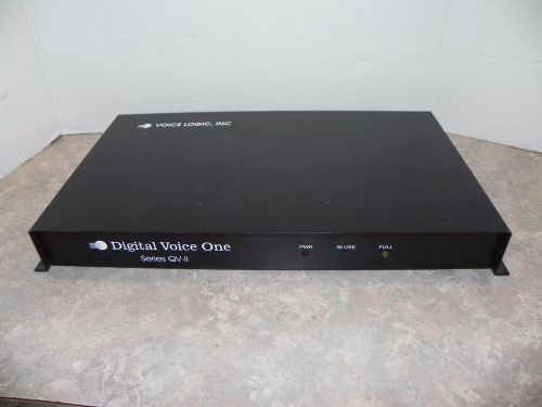 VOICE LOGIC INC  DIGITAL VOICE ONE (DVO) SERIES II PBX System Voicemail