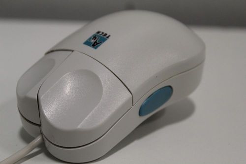 Vintage A4 Tech WS-92 Track Ball PS/2 Wired 2 3 Adjustable Button Mouse zzz