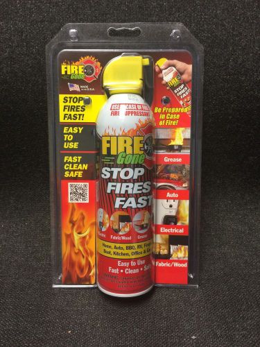 Fire Gone White/Red Fire Extinguisher - 16 oz