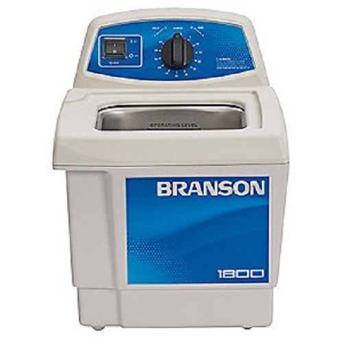 Branson m1800h 0.5 gallon ultrasonic cleaner w/ timer &amp; heater cpx-952-117r, new for sale