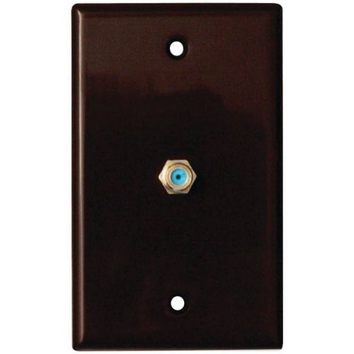 Datacomm Electronics 32-2024-BR 2.4GHz Coaxial Wall Plate - Brown