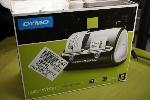 NEW! DYMO Label Writer 450 Twin Turbo label printer, 71 Labels Per Minute,