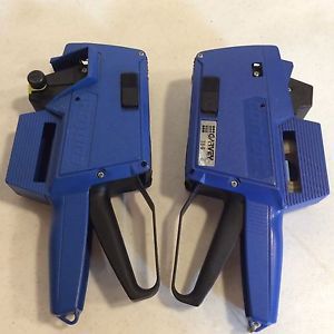 Lot 2 Contact Garvey 18-6 One Line Blue Price Label Hand Held Retail Gun Works!
