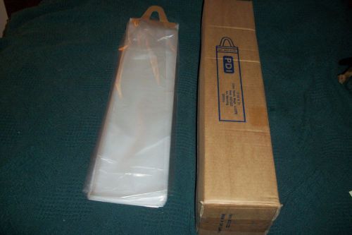 2000 Clear Plastic News or Doggie Poop Bags 5 1/2 in x 21 in
