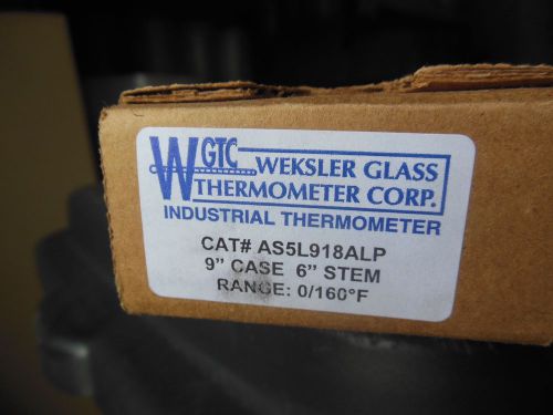 Weksler Industrial Thermometer cat# AS5L918ALP 1/160F