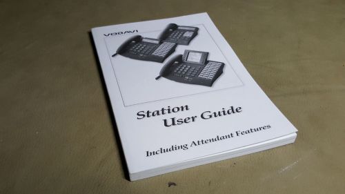 Vodavi Station User Guide Manual Including attendant features