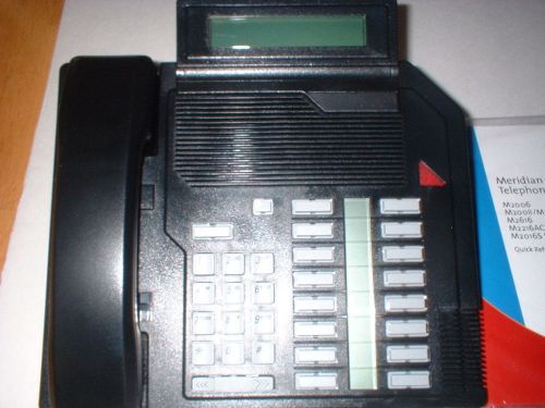 B1 Nortel Meridian M2616 Black Display Phone (NT2K16, NT9K16) LOT OF 4 B1