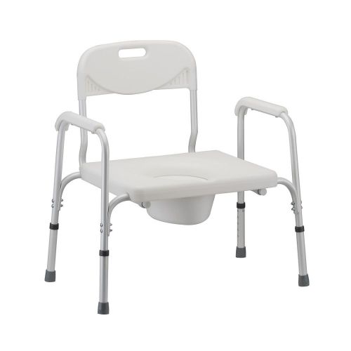 Bariatric commode w/back and extra wide seat, free shipping, no tax, #8580 for sale