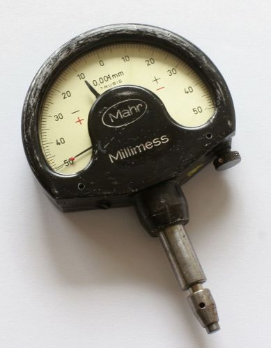 Millimess dial indicator 7 rubis mahr 0,001mm for sale