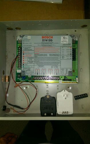 Bosch  (D7412G) Controller, 3 Bosch D1255 key pads,  3 motions