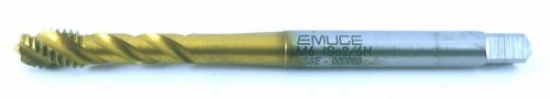 EMUGE Metric Tap M6x0.75 SPIRAL FLUTE HSSCO5% M35 HSSE TiN Coated