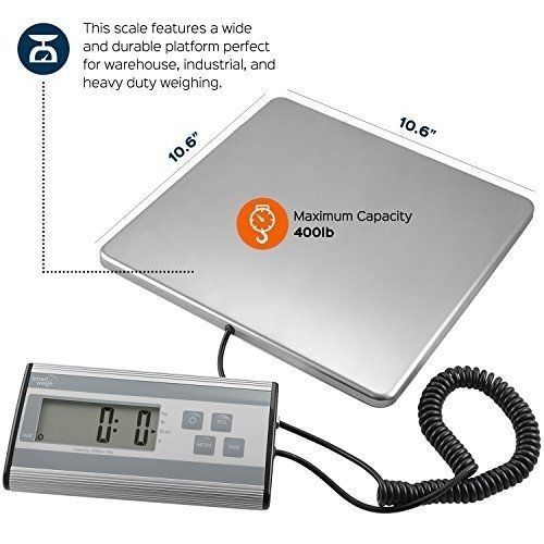 Smart Weigh Shipping and Postal Scale, Heavy Duty, Stai...Fast Free USA Shipping