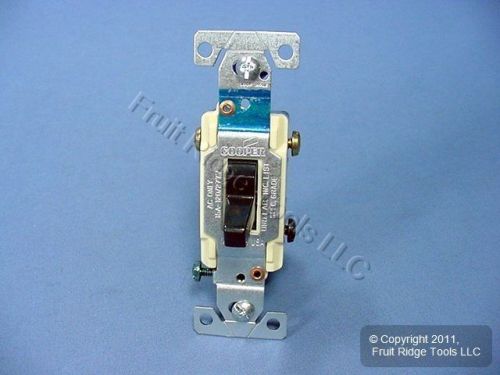 Cooper Wiring Black COMMERCIAL Toggle Wall Light Switches 3-Way 15A CS315BK