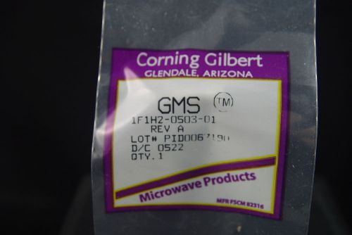 One NOS NIB Corning Gilbert SMA to Press Fit RF Microwave Connector / Adapter