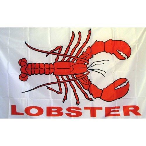 Lobster Flag 3ft x 5ft  Banner