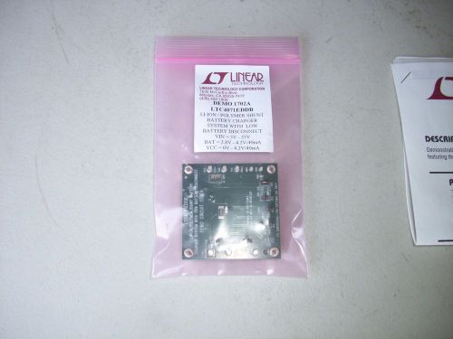 Linear Technology LTC4071EDDB DC1702A LI-ION Polymer Shunt Battery Charger Low
