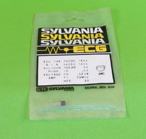 Sylvania ECG-194 Transistor (NOS)