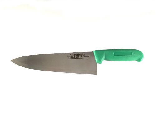 8” Green Chef Knife -  Food Service Knives - Cook French Stainless Steel Sharp!