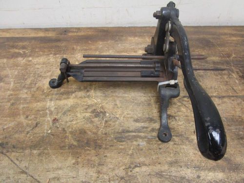 Antique H B Rouse Letterpress Cutter for Lead Typesetting Print Shop Press