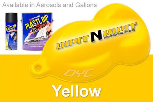 Performix plasti dip gallon of ready to spray matte yellow rubber dip coating for sale