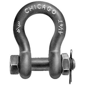Chicago hardware 20645 7 drop forged anchor shackle-type:screw pin shackle ,len for sale
