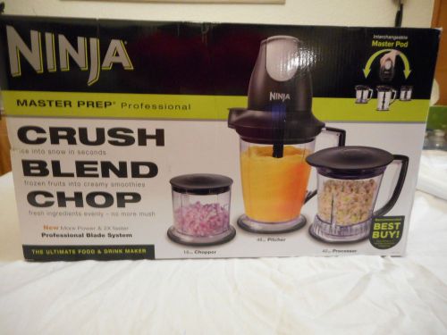 Euro-pro qb1004 ninja master prep pro crusher blender chopper food drink mixer for sale