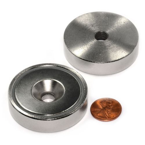 CMS Magnetics® 150 LB Holding Power Neodymium Cup Magnet 1.89&#034; RB - MCHN-48