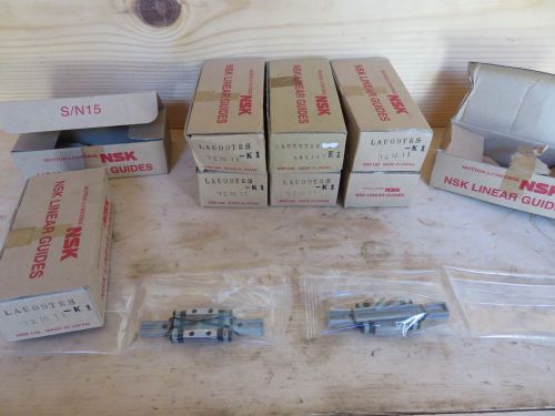 (9-pcs for 125.00 ) NSK Linear Guides  # LAV09TRS New in Box