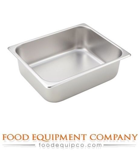 Winco SPH4 Steam Table Pan, half size, 4&#034; deep - Case of 24