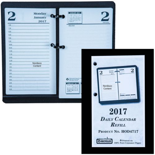 2017 HOD4717 House Of Doolittle Desk Calendar Refill, 3-1/2 x 6&#034;, 17 Style
