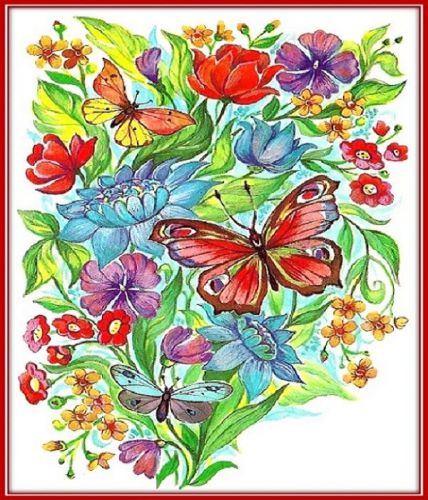 30 Custom Classic Butterfly Art Personalized Address Labels