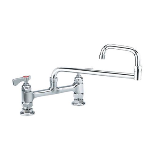 Krowne 15-818L - Royal 8&#034; Center Raised Deck Faucet, 18&#034; Jointed Spout, Low Lead