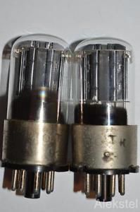 2PCS 6N8S / 1578 / 6SN7 SELECTED PAIR MELZ TUBES! NOS! METAL BASE! OTK! RARE50&#039;S