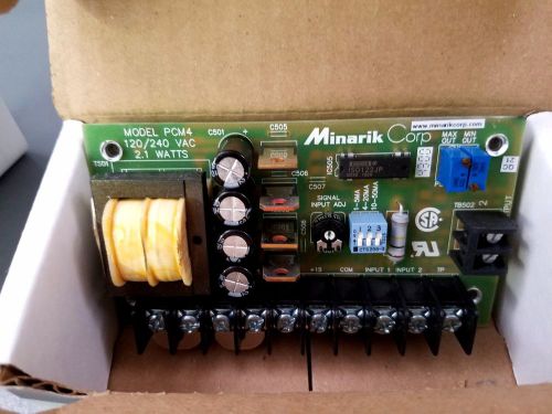 MINARIK ELECTRIC CO. PCM4 Control Board Process *New In Box*