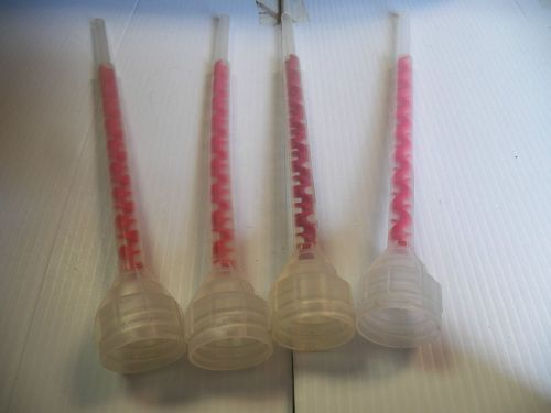 NEW LOT OF 4 RED HEAD MIXING NOZZLE E24XL 1/2&#034; OD