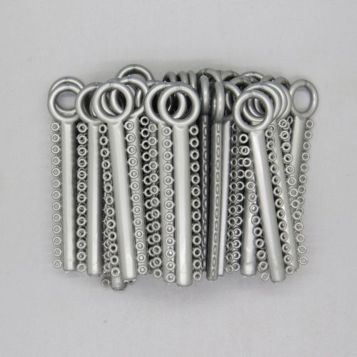 Dental Orthodontics Elastic Elastomeric Silver Color Ligature Ties 1040 pcs