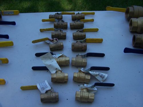 Promax , watts and nibco ball valves for sale