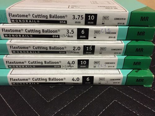 Mix Lot of 5- Boston Scientific #CMB-  Flextome Cutting Balloon lot