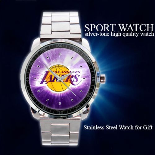 Los Angeles Lakers NBA Logo Sport Metal Watch