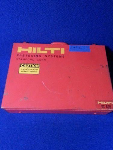 Hilti DX600 Powder Actuated Heavy Duty Tool