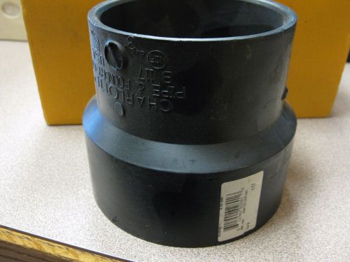 Charlotte 4&#034; X 3&#034; Adapter Coupling ABS NEW FREE SHIPPING Box A-92