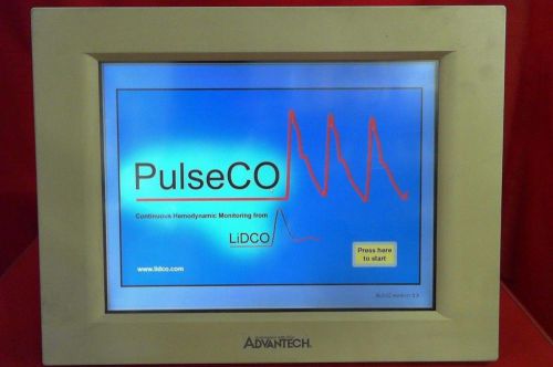 Advantech PPC-150M 15&#034; Touch Screen Monitor Pre-loaded PulseCO (POWER TESTED)
