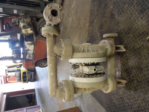 WILDEN DIAPHRAGM PUMP 2&#034; #614748J NO TAG NOTE FEET ARE BROKE USED