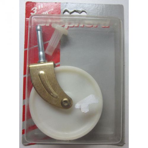3&#034; White Teflon Swivelling Caster Wheel Shepherd Hardware Caster Cups 9047