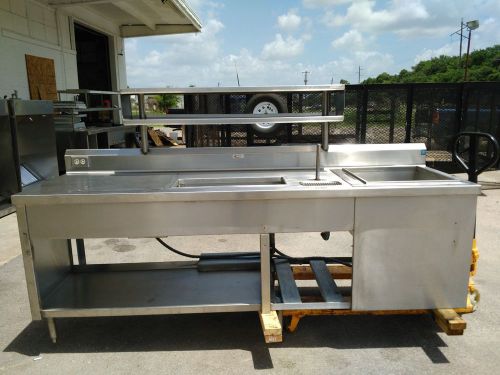 Heavy duty stainless steel wait beverage serving station #1283 for sale