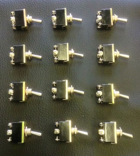 Lot of 12 New Toggle Switches - Perfect for the Workshop!