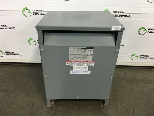 30 KVA Dry Type Isolation Transformer HV 480 Delta LV 480Y/277 TESTED 30T76H