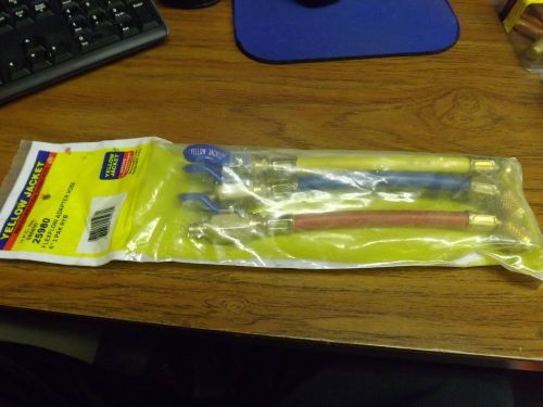 Yellow jacket 25980 3 pack flexflow hose adapter set for sale