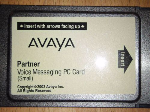 Partner Voice Messaging PC Card Small CWD3, Avaya ACS VM, 108505298 2 port 4 MB